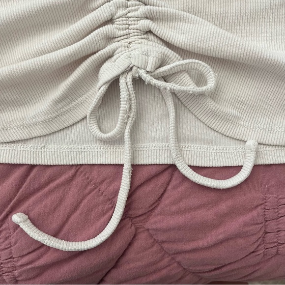 OFF WHITE/CREAM PACSUN CROP TOP - Picture 3 of 5